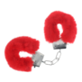 Classic Fluffy Handboeien - Rood