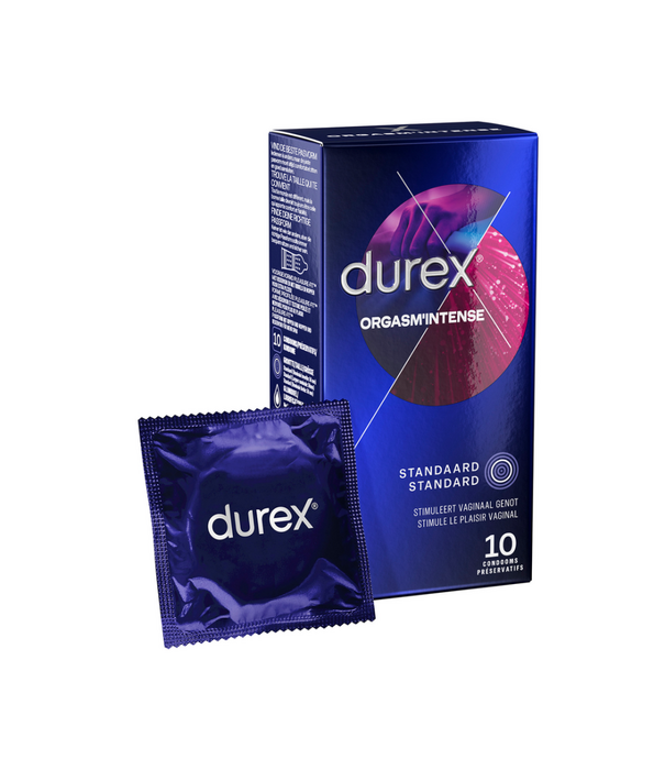 Durex Orgasm Intense - Condooms - 10 Stuks