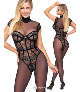 Cottelli Party transparante jumpsuit CC-2730898