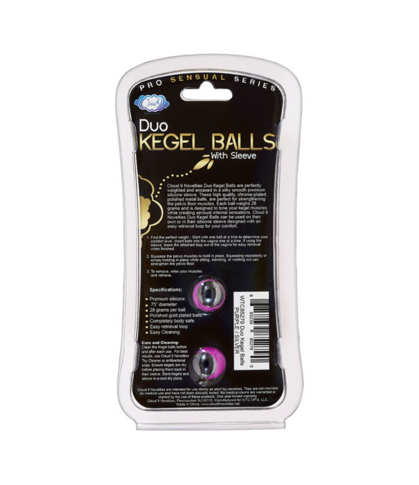 Cloud 9 Duo Kegel Ballen met Sleeve