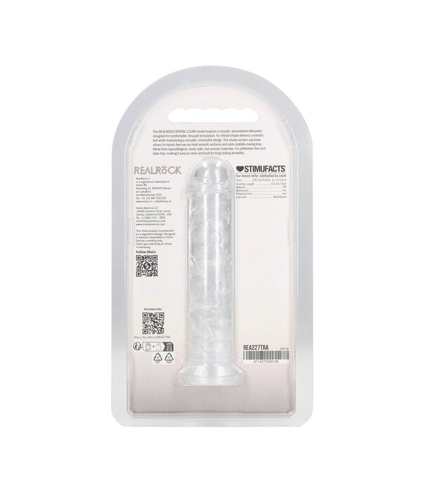 RealRock by Shots Realistische Dildo - 5 / 12,7 cm - Transparant
