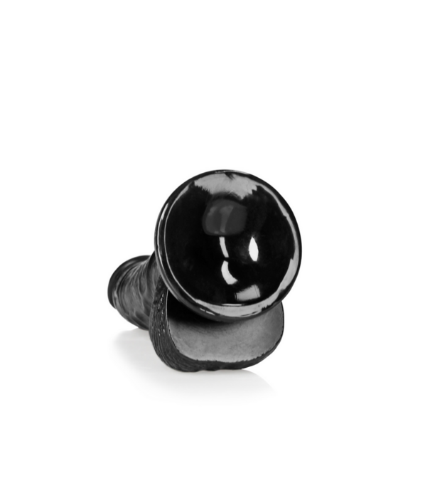 RealRock by Shots Gebogen Realistische Dildo met Ballen en Zuignap - 6 / 15,5 cm