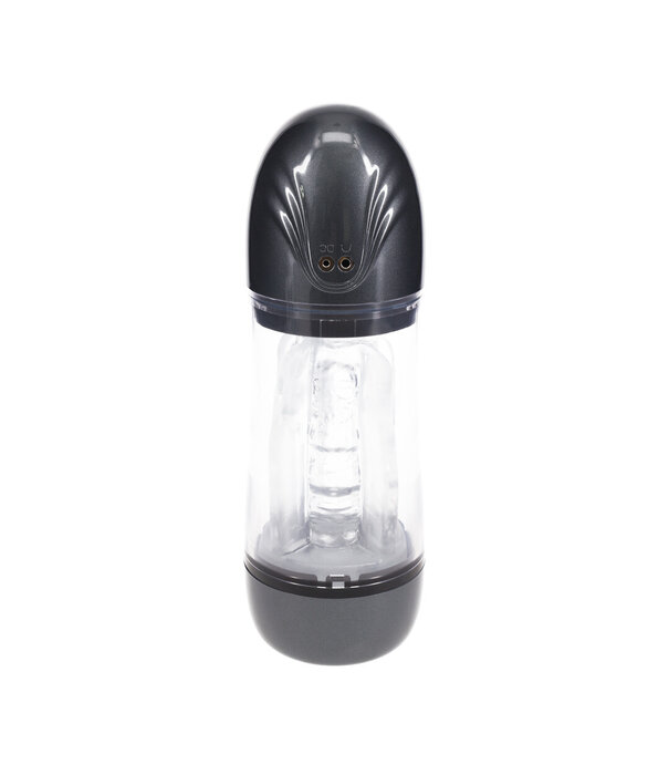 Pumped by Shots SonicPull - Zuig- en Vibratie Masturbator Pomp - Multimedia Verbeterd - Gun Metal