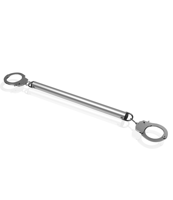 Ouch! by Shots Spreader Bar met Hand- of Enkelboeien - Zilver