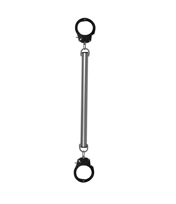 Ouch! by Shots Spreader Bar met Hand- of Enkelboeien - Zilver