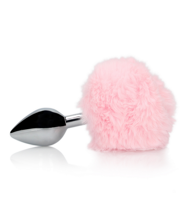 Ouch! by Shots Konijnenstaart met metalen buttplug
