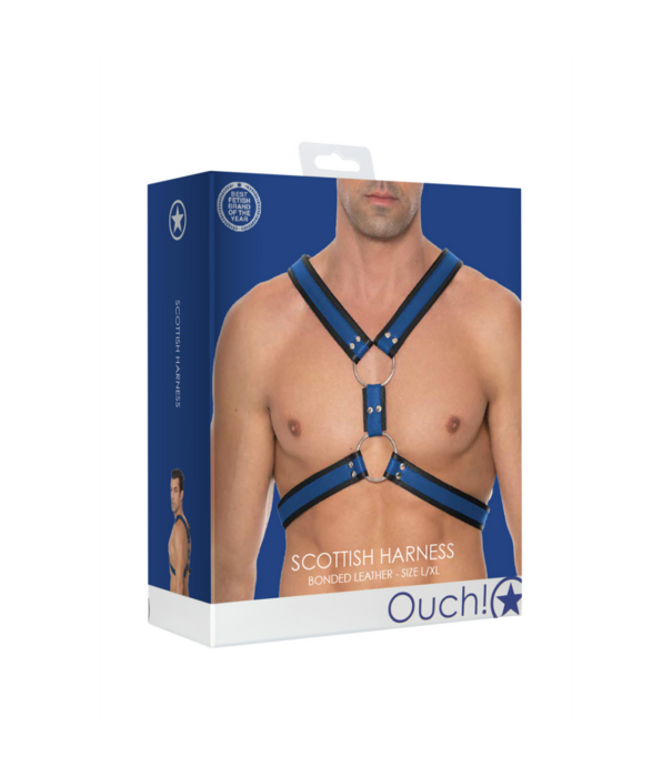 Ouch! by Shots Schotse Leren Harnas - L/XL