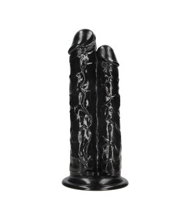 Double Titan - Realistic Double Dildo - 824 gr / 24,5 cm - Black