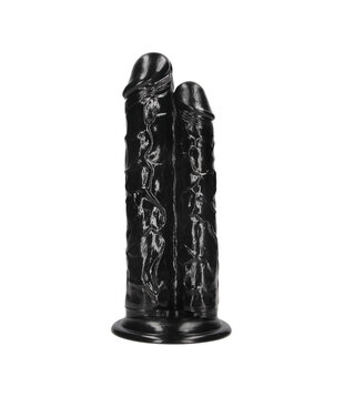 Double Titan - Realistic Double Dildo - 824 gr / 24,5 cm - Black