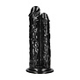 Double Titan - Realistic Double Dildo - 824 gr / 24,5 cm - Black