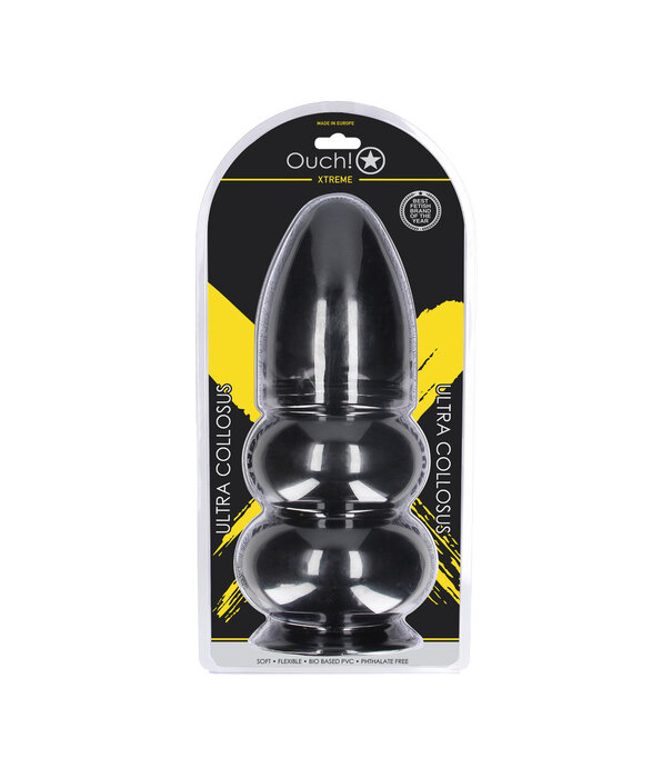 Ouch! by Shots Ultra Collosus - Anal Plug - 3392 gr / 33 cm - Black