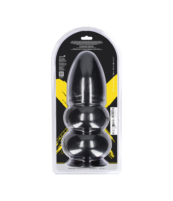 Ouch! by Shots Ultra Collosus - Anal Plug - 3392 gr / 33 cm - Black