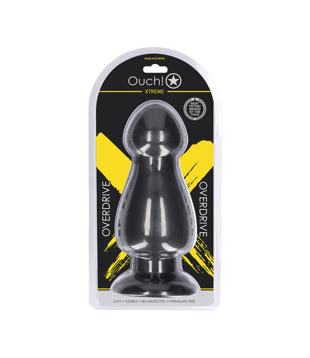Ouch! by Shots Overdrive - Anal Plug - 1265 gr / 23,5 cm - Black