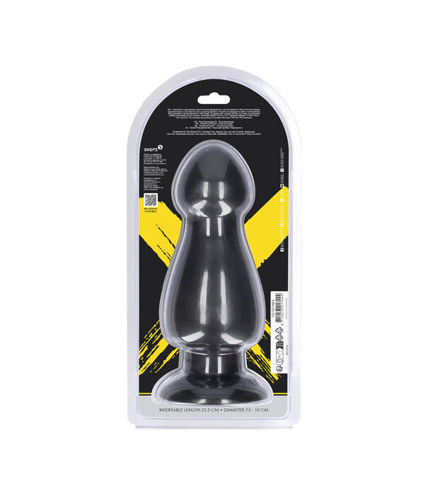 Ouch! by Shots Overdrive - Anal Plug - 1265 gr / 23,5 cm - Black