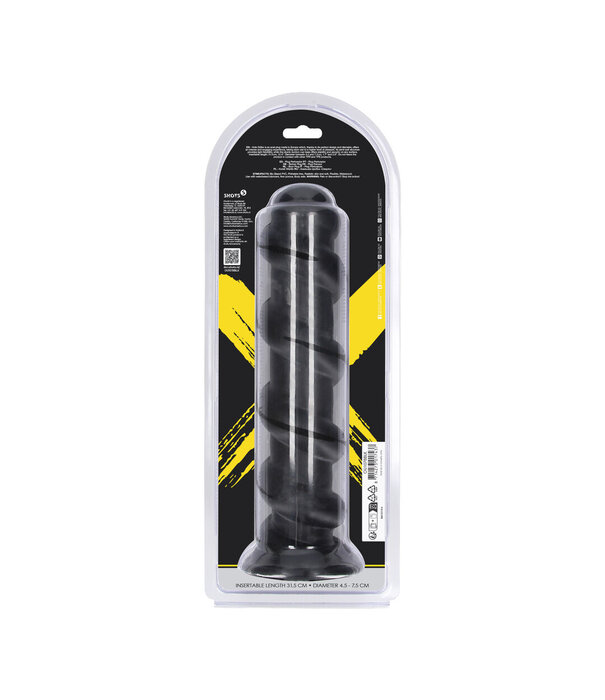 Ouch! by Shots Hole Driller - Anal Plug - 1068 gr / 31,5 cm - Black