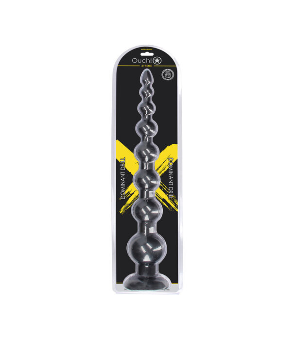 Ouch! by Shots Dominant Drill - Anal Plug - 1222 gr / 55,5 cm- Black
