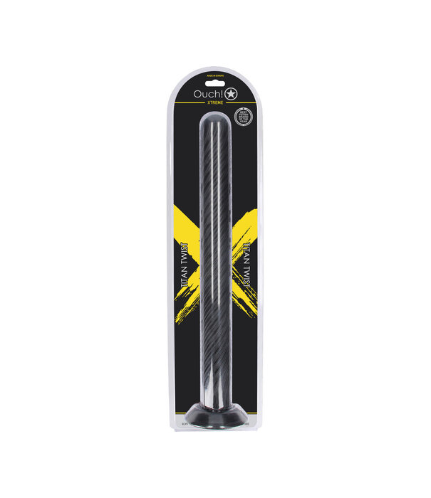 Ouch! by Shots Titan Twist - Anal Plug - 1001 gr / 48 cm - Black