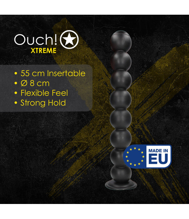 Ouch! by Shots Balls of Lust - Anal Plug - 2046 gr / 55 cm - Black