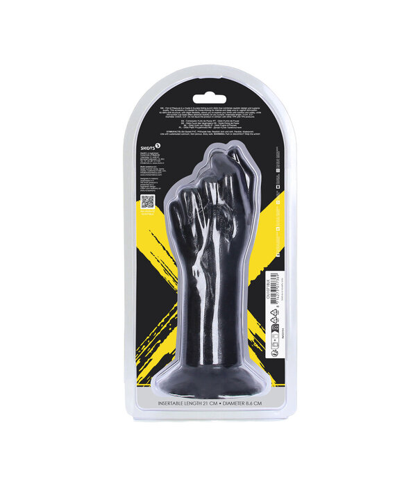 Ouch! by Shots Fist of Pleasure - Fist Dildo - 569 gr / 21 cm - Black