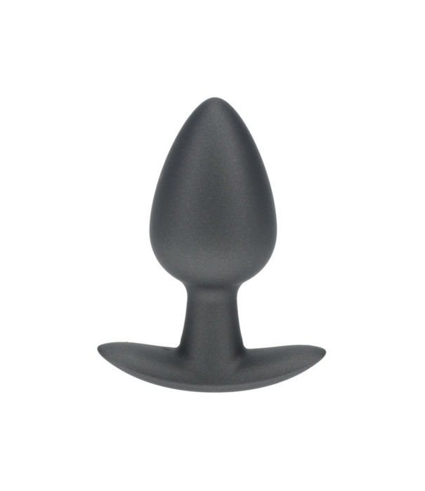 Ouch! by Shots Zachte Siliconen Anale Plug - Medium - 3,1 / 7,9 cm - Gunmetal