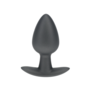 Zachte Siliconen Anale Plug - Medium - 3,1 / 7,9 cm - Gunmetal