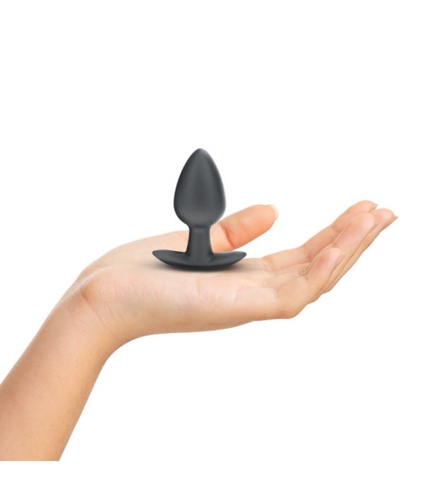 Ouch! by Shots Zachte Siliconen Anale Plug - Medium - 3,1 / 7,9 cm - Gunmetal
