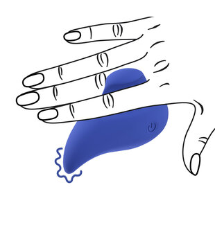 Ergo Grip - Lay On Massager - Blauw