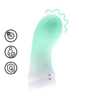 Zachte Vinger Vibrator - Misty Green