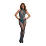 Visnet en Kant Bodystocking - Één Maat