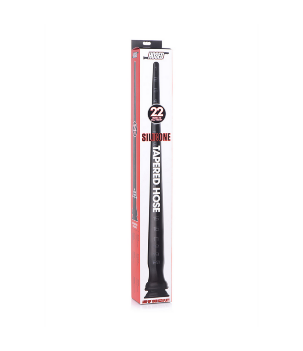 Tapered Siliconen Slang met Structuur - 22 / 56 cm