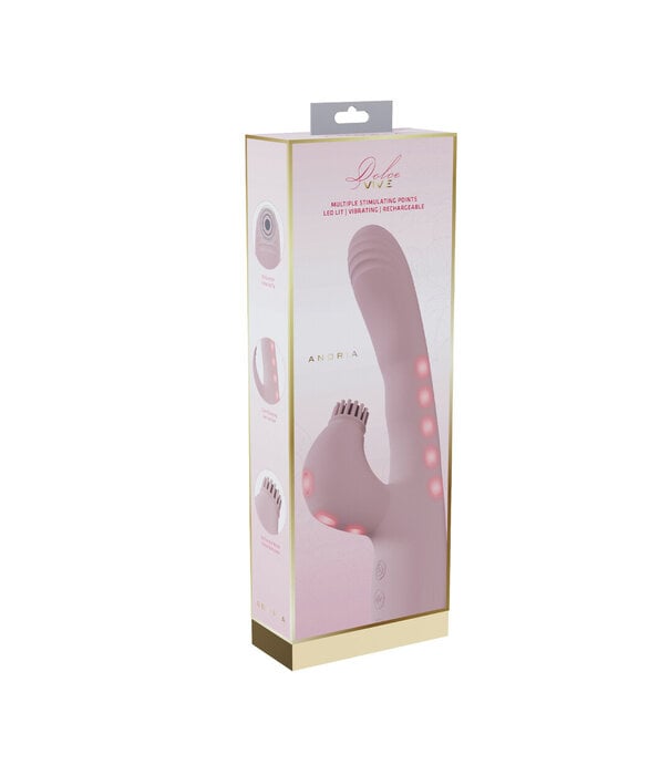 VIVE by Shots Andria - G-Spot Vibrerende en Tik Clit Stimulator met LED - Roze