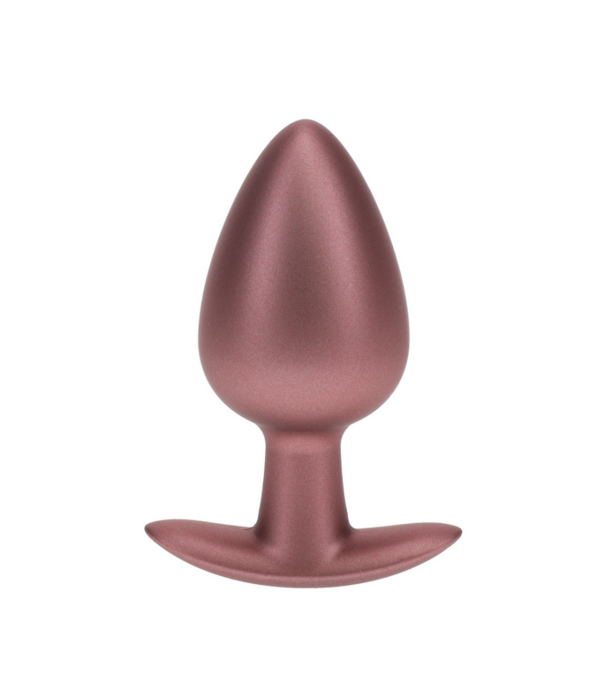 Ouch! by Shots Gladde Siliconen Anale Plug - Groot - 3,5 / 8,9 cm - Roségoud