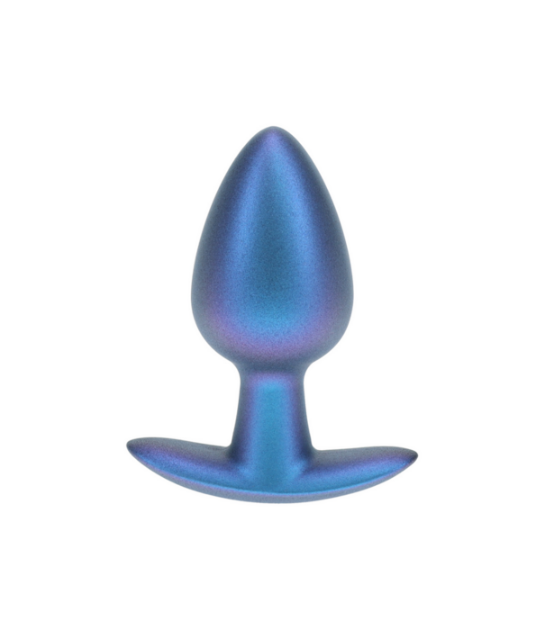 Ouch! by Shots Geleidelijke Silicone Anale Plug - Medium - 3.1 / 7,9 cm - Metallic Blauw