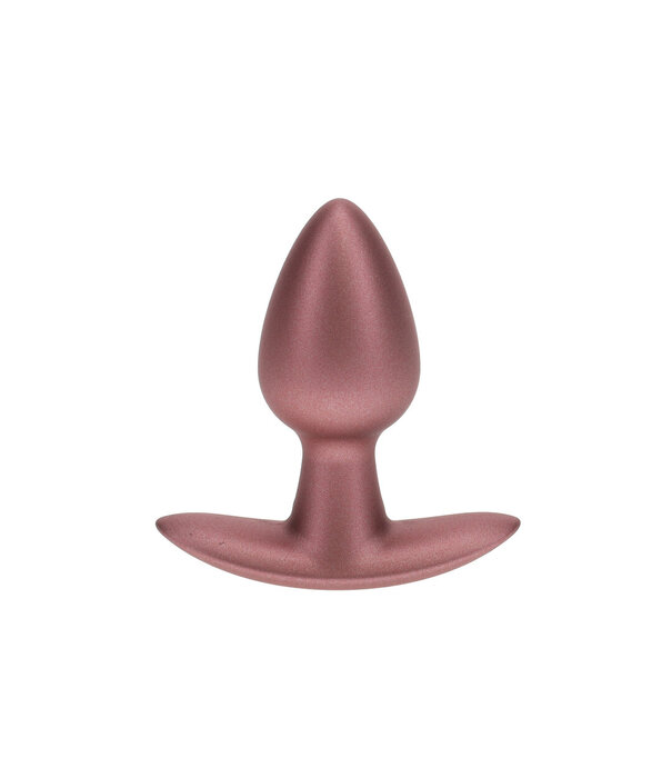Ouch! by Shots Zachte Silicone Anale Plug - Klein - 2,6 / 6,5 cm - Roségoud