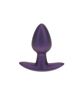 Zachte Silicone Anale Plug - Klein - 6,5 cm - Metallic Paars