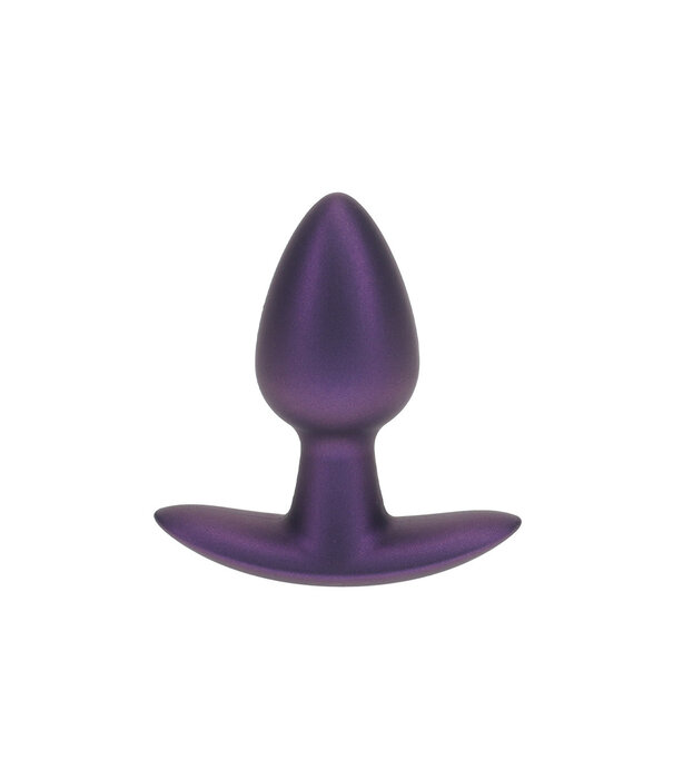 Ouch! by Shots Zachte Silicone Anale Plug - Klein - 6,5 cm - Metallic Paars
