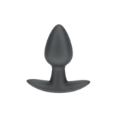 Zachte Siliconen Anale Plug - Klein - 2,6 / 6,5 cm - Gunmetal