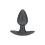 Zachte Siliconen Anale Plug - Klein - 2,6 / 6,5 cm - Gunmetal