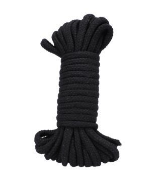Katoenen Touw - 32 ft - Zwart