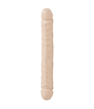 Jr. Veined Double Header - Dildo met Double Ends - 12 / 30 cm