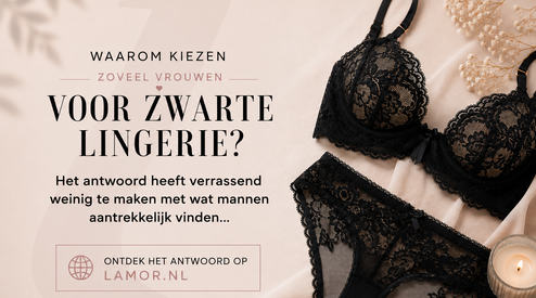 Waarom kiezen zoveel vrouwen uiteindelijk tóch voor zwarte lingerie?