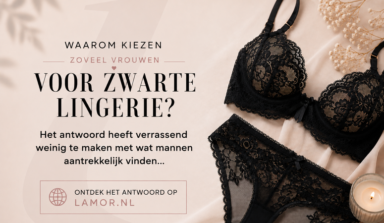 Waarom kiezen zoveel vrouwen uiteindelijk tóch voor zwarte lingerie?