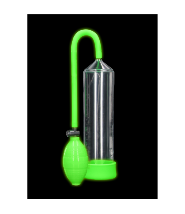 Ouch! by Shots Classic Penis Pomp - Glow in the Dark