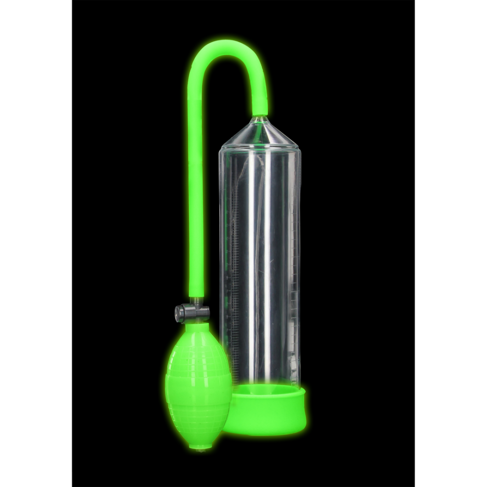 Ouch! by Shots Classic Penis Pomp - Glow in the Dark