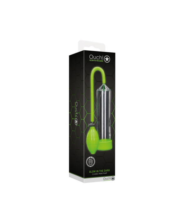 Ouch! by Shots Classic Penis Pomp - Glow in the Dark