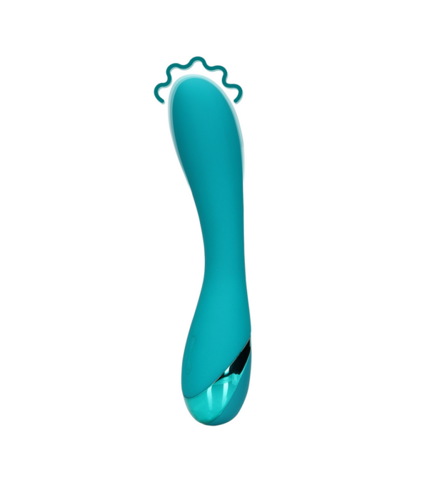 Loveline by Shots Glad Siliconen G-Spot Vibrator - Teal Blauw