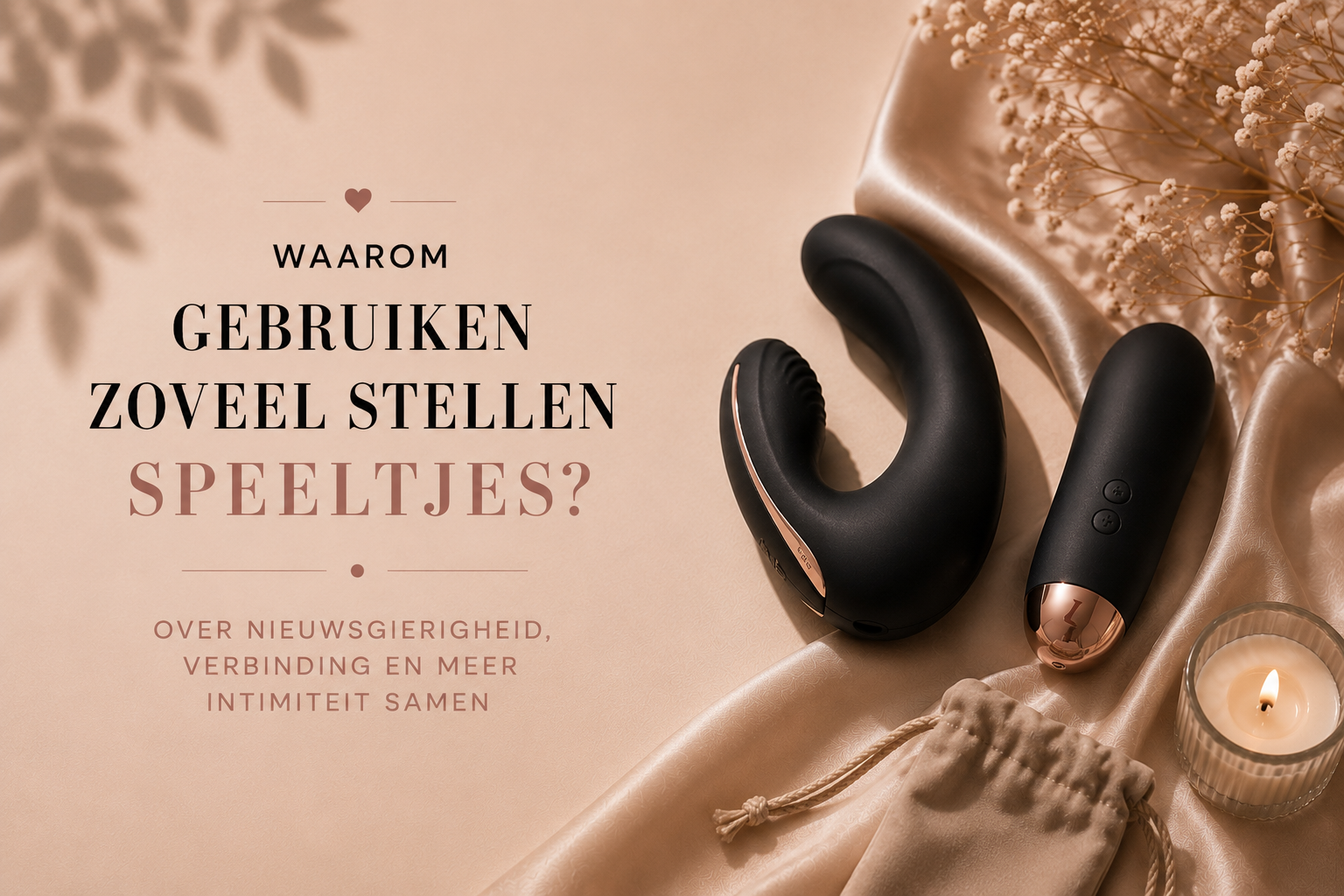 Waarom gebruiken zoveel stellen speeltjes?