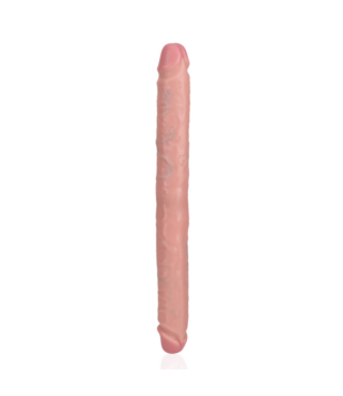 Slim Dubbel Eindige Dildo 14 / 35,6 cm - Vleeskleurig