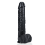 Extra Large Straight met Ballen 15 / 38 cm - Zwart