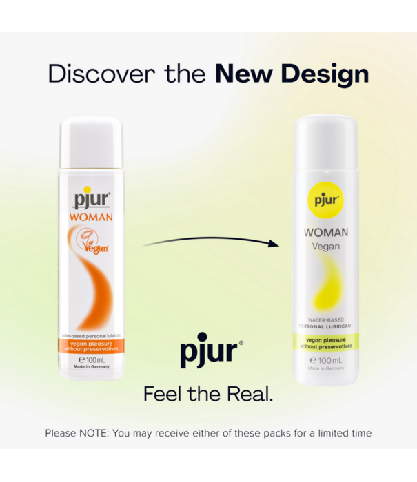 Pjur Woman Vegan - Waterbased Vegan Lubricant - 3.4 fl oz / 100 ml